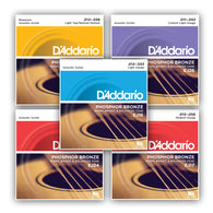 D'Addario Phosphor Bronze Acoustic Strings (All Gauges)