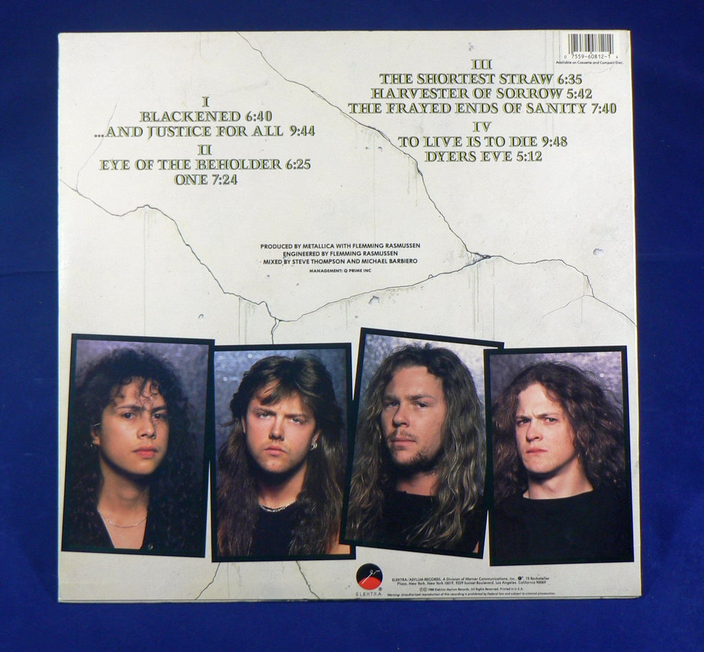 Metallica - And Justice For All Double LP, 1st Pressing