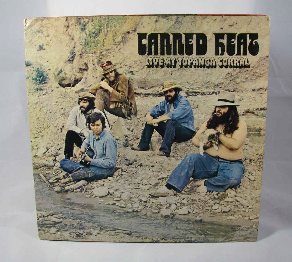 Canned Heat - Live at Topanga Corral LP, 1970 Blues Rock, EXC