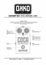 OKKO CocaComp MK II Coca Compressor Pedal, New Version!