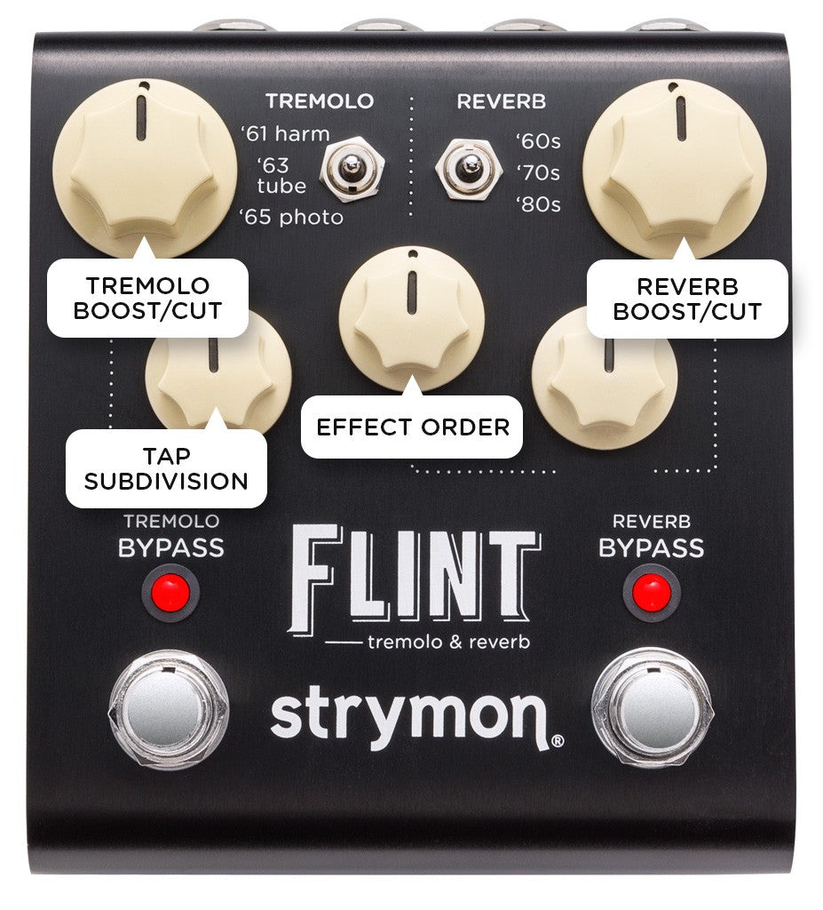 FLINT tremolo & reverb | dicpfederal.com.br