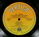 L.A. Guns - Cocked & Locked LP, Club Version on Vertigo Label, MN Vinyl