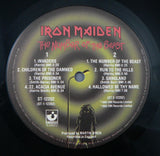 Iron Maiden ‎– The Number Of The Beast LP, 1st Pressing, EXC