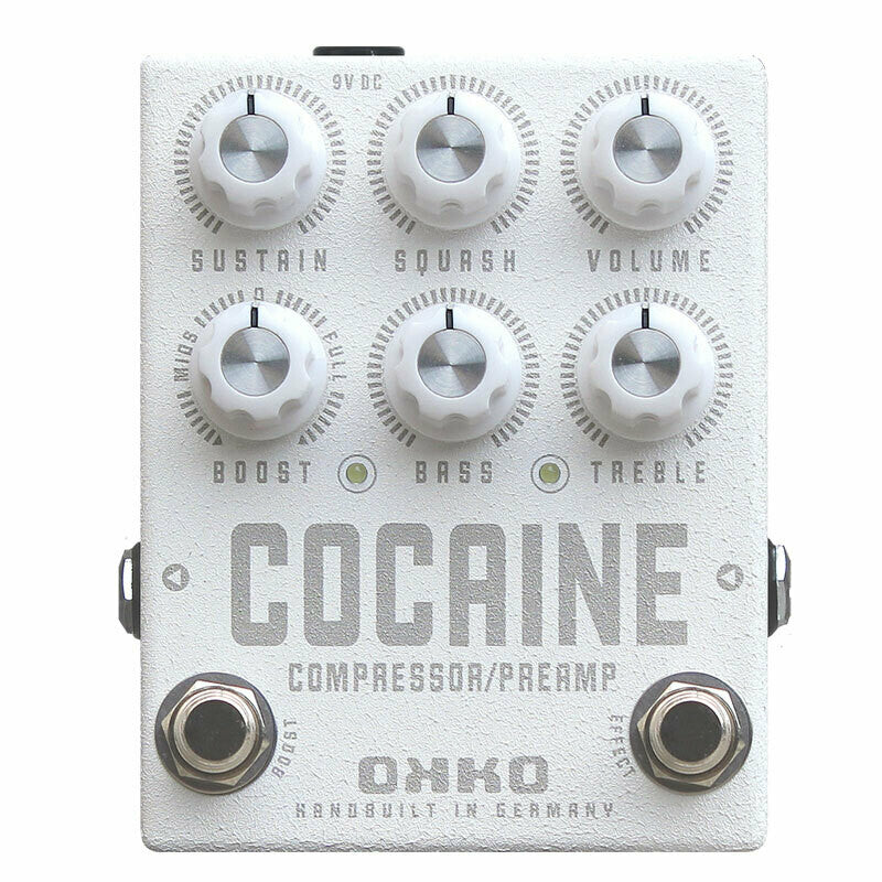 OKKO Cocaine Compressor /Preamp /Boost Pedal – Guitar Gallery of