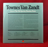 Townes Van Zandt - Live At The Old Quarter, Houston, Texas Double LP, 1st Press, EXC