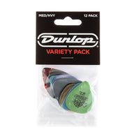 Dunlop Variety Pack of Medium and Heavy Picks, Pack of 12