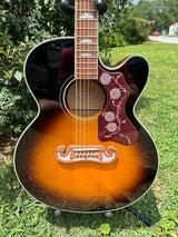 SOLD-Epiphone J200-EC Studio Acoustic/Electric Guitar - Sunburst-SOLD