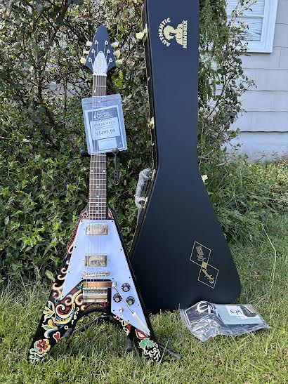 Epiphone Jimi Hendrix Love Drops Flying V w/ hardcase 2024