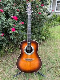 Ovation Model 1612 Custom Balladeer Deep Bowl Acoustic/Electric 1978 - Sunburst