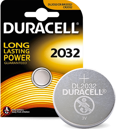 Duracell 2032 Replacement Battery for Snark, Polytune Clip Tuner