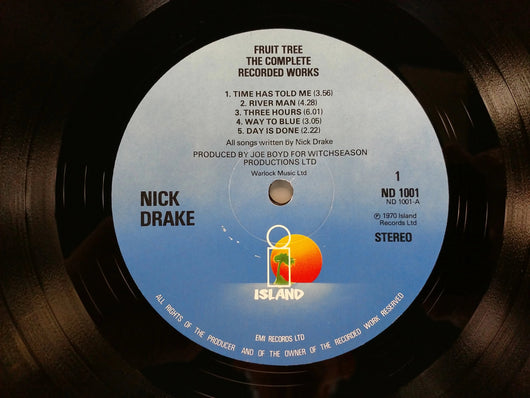 romantisk materiale seksuel Nick Drake - Fruit Tree · The Complete Recorded Works 3 LP Box Set, UK –  Guitar Gallery of Alabama