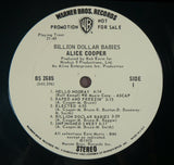 Alice Cooper - Billion Dollar Babies LP, WLP, EXC Vinyl