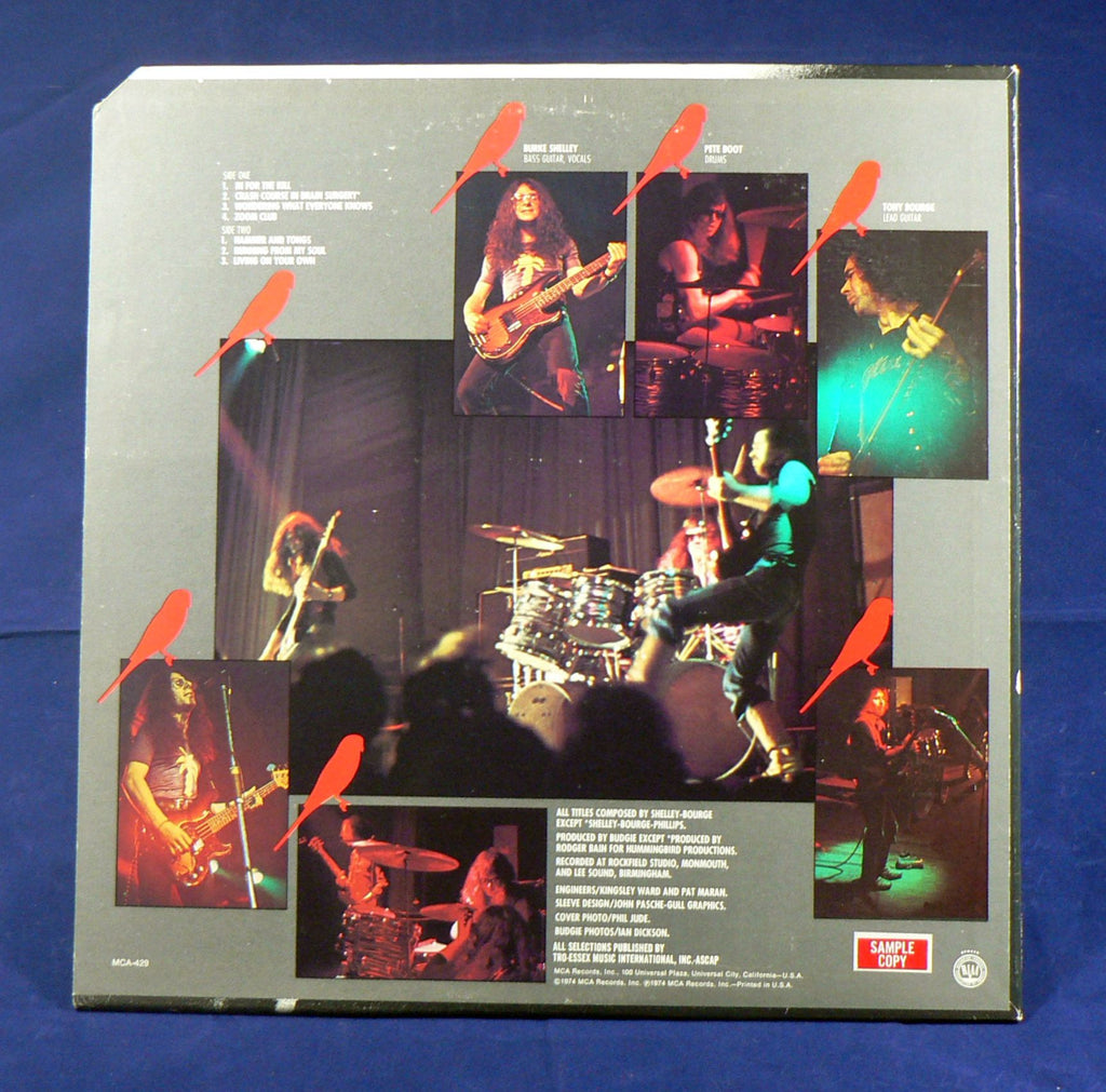 Budgie - In For The Kill LP, 1974 1st Pressing Promo – Guitar Gallery ...