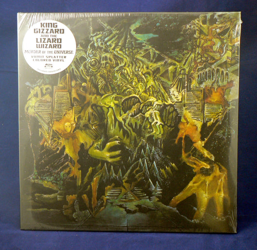 King Gizzard And The Lizard Wizard - Murder Of The Universe LP, NEW,, Colored Vinyl (Vomit Splattered)