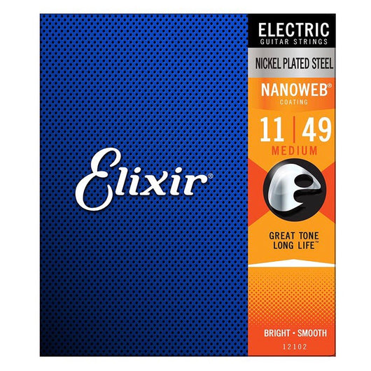 Elixir Nanoweb Electric Guitar Strings (All Gauges)