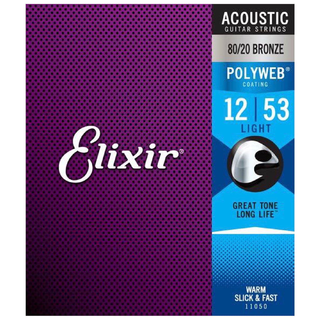 Elixir Polyweb Acoustic Guitar Strings, All Gauges Guitar Gallery of