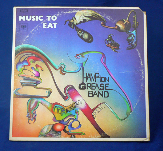 Hampton Grease Band ‎– Music To Eat Double LP, 1st Pressing, Play Graded EXC
