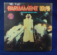 Parliament - Live P. Funk Earth Tour Double LP, Sealed 1st Pressing With Poster And Iron-On