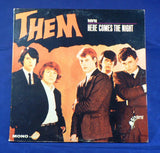 Them - Here Comes The Night LP, First Press Mono, VG