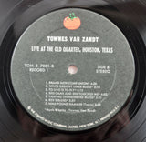 Townes Van Zandt - Live At The Old Quarter, Houston, Texas Double LP, 1st Press, EXC