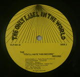 Various Artists - The "You'll Hate This Record" Record LP, Punk Compilation